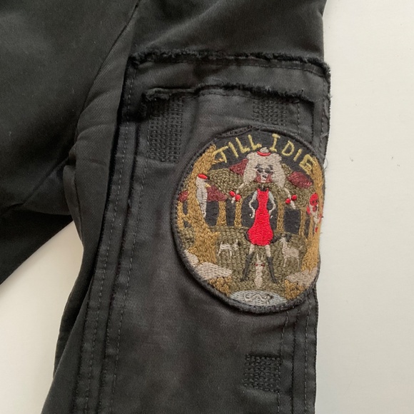 Zadig & Voltaire Virginia Jacket XS Black Grunge Military Till I Die Punk Y2K - Picture 10 of 14